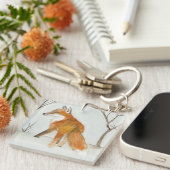 Porte-clés Renard rouge (Devant Droit)