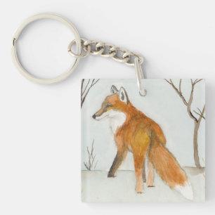 Porte-clés Renard rouge