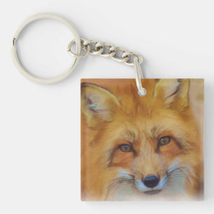Porte-clés Renard rouge