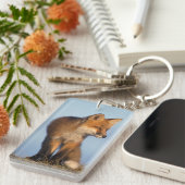 Porte-clés renard roux, Vulpes vulpes (Devant droit)