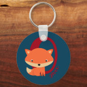 Porte-clés Renard Zéro Donné - jolie renard rouge sarcastique (Recto)