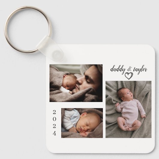 Porte-clés Rencontre avec le nouveau papa (Recto)