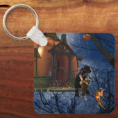 Porte-clés Rencontre de création d'Halloween mignonne (Recto)