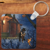 Porte-clés Rencontre de création d'Halloween mignonne (Verso)