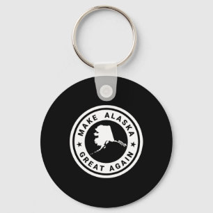 Porte-clés Rendez l'Alaska à nouveau génial Drôle Unique Trum