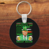 Porte-clés Rendre à la Saint Patrick sa grande fête le drapea (Recto)