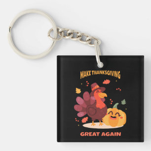 Porte-clés Rendre grand Thankesgiving