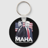 Porte-clés Rendre l'Amérique saine (Recto)