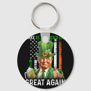 Porte-clés Rendre le Jour de la Saint Patrick grand à nouveau