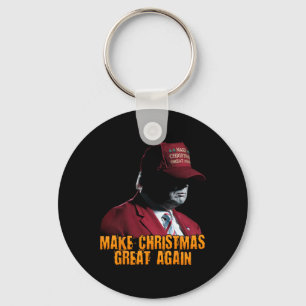 Porte-clés Rendre Noël grand à nouveau Noël Noël amusant Trum