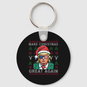 Porte-clés Rendre Noël super à nouveau plus que Noël drôle