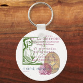 Porte-clés René Descartes (Recto)