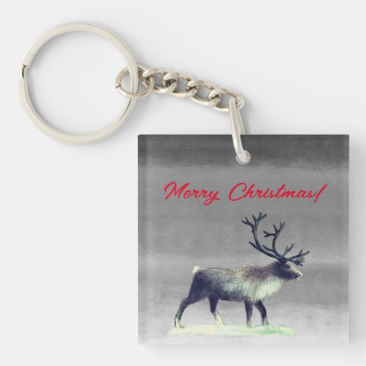 Porte-clés Rennes en hiver (Devant)