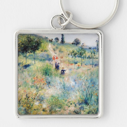 Porte-clés Renoir - Chemin menant à travers l'herbe haute (Devant)