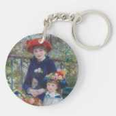 Porte-clés Renoir Deux Soeurs Terrasse Français Impressionnis (Dos)