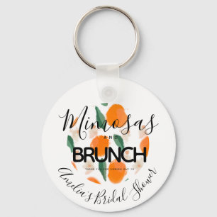 Porte-clés Repas de Mimosa Dessiné à la Main Cadeau de Maria