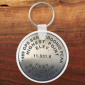 Porte-clés repère gps san gorgonio (Recto)