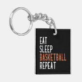 Porte-clés Répéter le basketball du sommeil (Devant gauche)