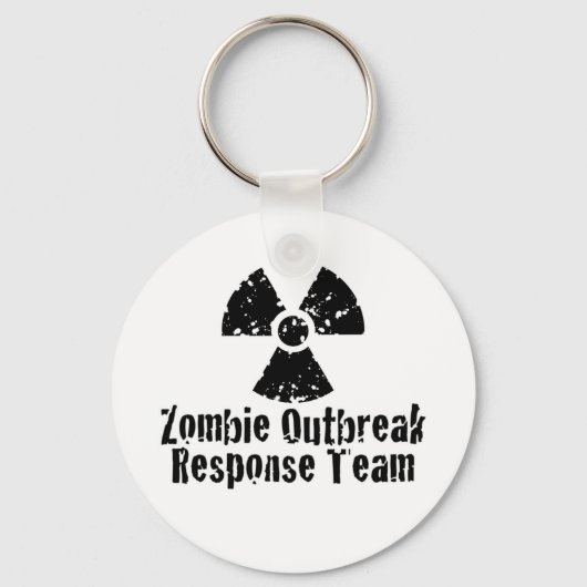 Porte-clés Réponse à l'éclosion de zombie (Recto)