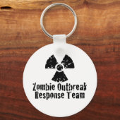 Porte-clés Réponse à l'éclosion de zombie (Recto)