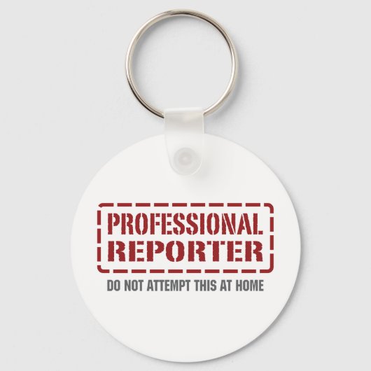 Porte-clés Reporter professionnel (Recto)