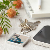 Porte-clés Repos de mouette sur l'Ancre du bateau | Choshi (Côté)