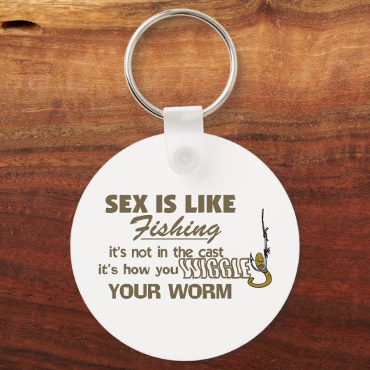 Porte-clés Repousser votre ver (Recto)