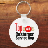 Porte-clés Représentant du service client (Recto)