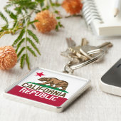 Porte-clés RÉPUBLIQUE DE CALIFORNIE Drapeau Drapeau Drapeau D (Côté)