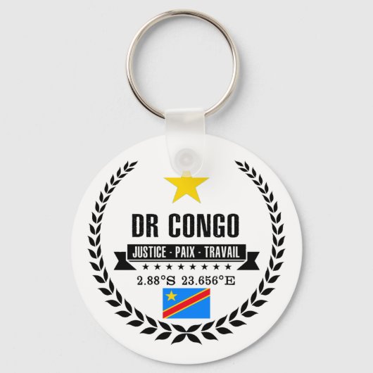 Porte-clés République démocratique du Congo (Recto)
