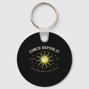 Porte-clés République des Conques de Key West Cadeau de pêche