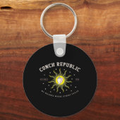 Porte-clés République des Conques de Key West Floride Cadeau (Recto)