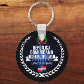 Porte-clés République dominicaine (Recto)