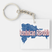 Porte-clés République dominicaine (Devant)