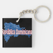 Porte-clés République dominicaine (Dos)