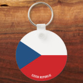 Porte-clés République tchèque Drapeau charmant patriotique (Recto)