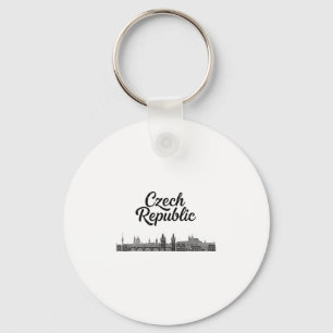 Porte-clés République tchèque Paysage Voyage Tenues de vacanc