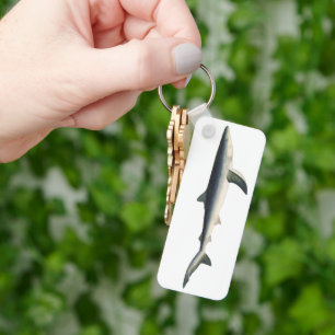 Porte-clés Requin bleu vintage, Vie marine aquatique