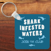 Porte-clés Requin - Citation de plongée sous-marine (Recto)