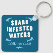 Porte-clés Requin - Citation de plongée sous-marine (Dos)