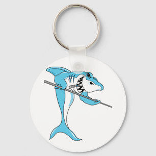 Porte-clés Requin Jouer Billard
