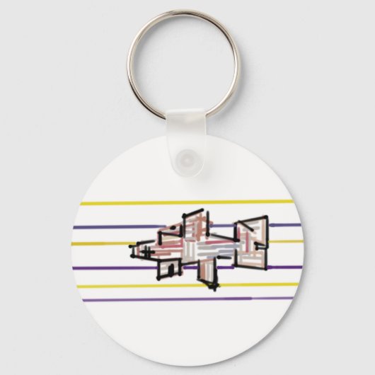 Porte-clés Requin marteau Joie d'été (Recto)