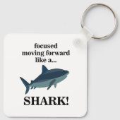 Porte-clés Requin Orienté Vers L'Avant Comme Un Requin (Dos)