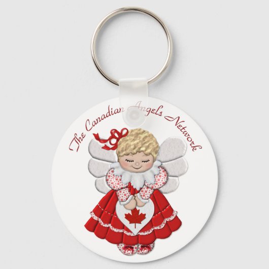 Porte-clés Réseau canadien des anges (Recto)