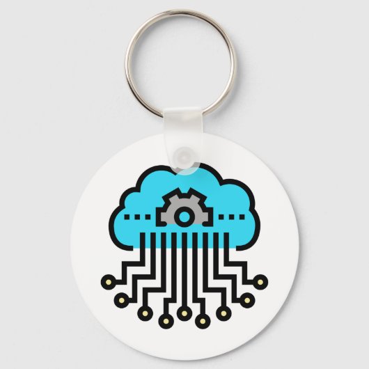 Porte-clés Réseau neuronal (Recto)