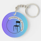 Porte-clés Réservé pour le Porte - clé de siège de récupérati (Dos)