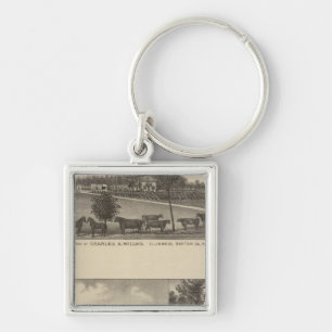 Porte-clés Résidences et fermes, Edgerton, Kansas