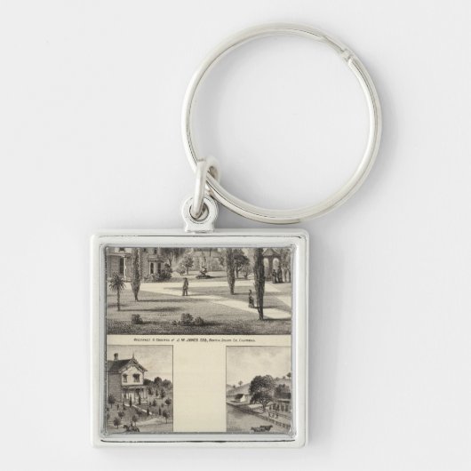 Porte-clés Résidences, monastère (Devant)