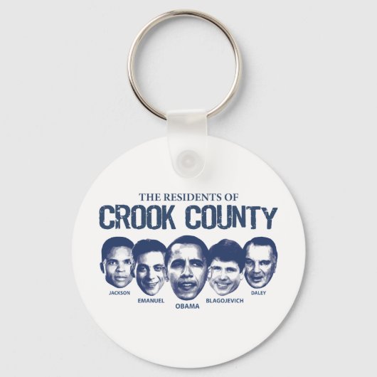 Porte-clés Résidents du comté de Crook (Recto)