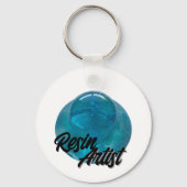 Porte-clés Resin Artist Blue Sphere (Recto)
